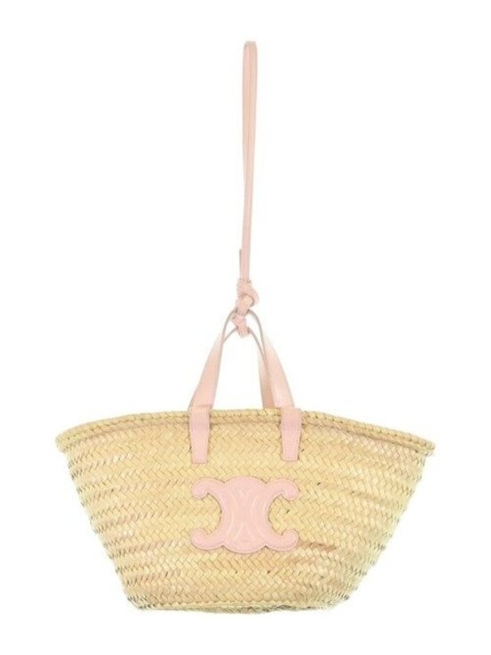 Celine Handbags - Celine Basket Bag Handbag Beige